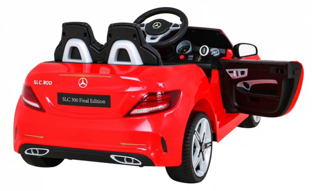 Mercedes Benz SLC300 Dječji automobil na baterije, crveni + MP3 zvukovi, svjetla, crvena_9