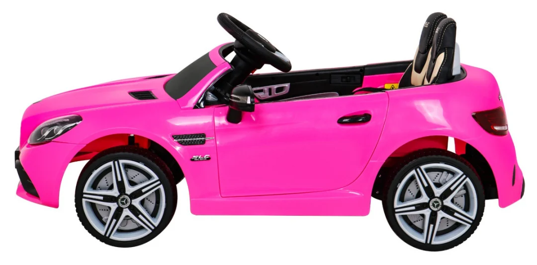 Mercedes-Benz SLC300 na akumulator, ružičasti_4