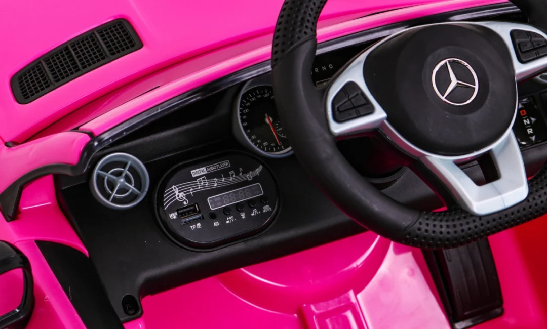 Mercedes-Benz SLC300 na akumulator, ružičasti_9