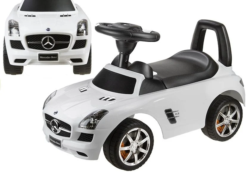 Mercedes-Benz SLS AMG bijela - Dječji autić za guranje_2