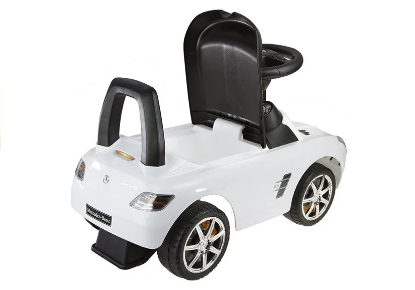 Mercedes-Benz SLS AMG bijela - Dječji autić za guranje_7