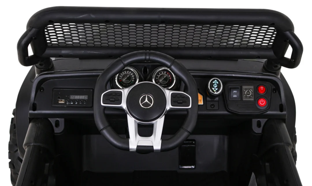 Mercedes Benz Unimog za djecu Camo boja + 4x4 pogon + daljinski upravljač + prtljažnik + spori_7