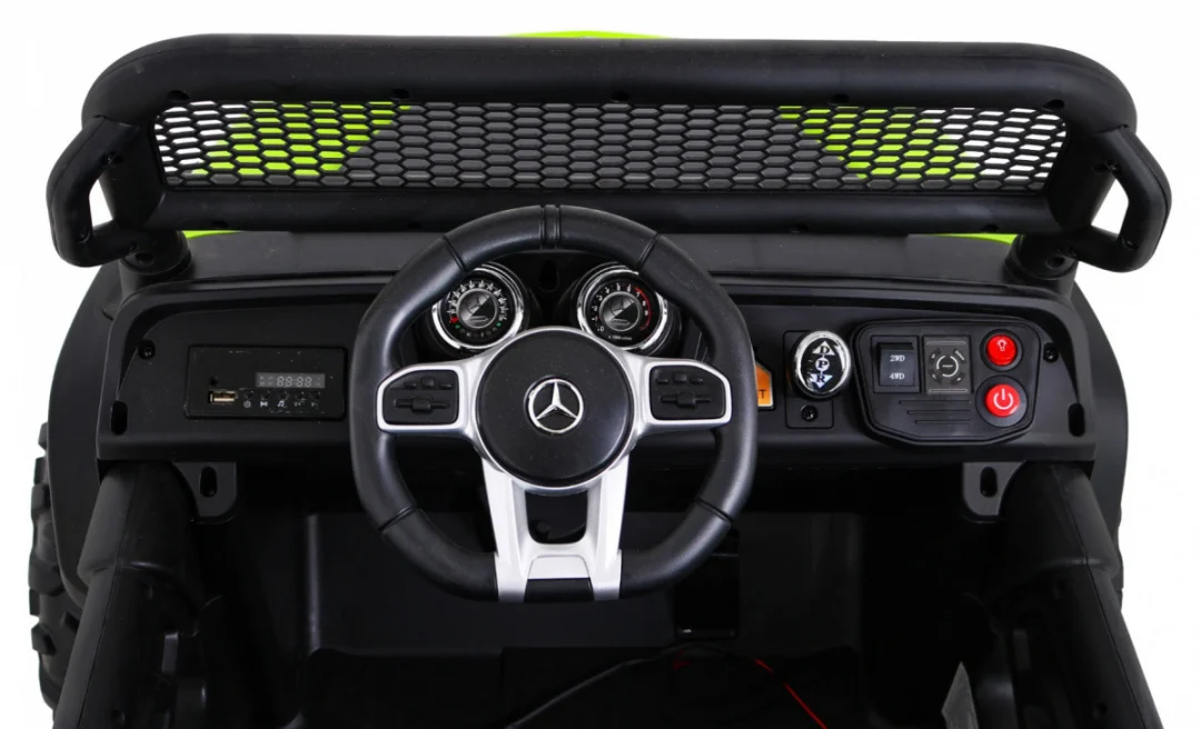 Mercedes Benz Unimog za djecu Zeleni + 4x4 pogon, zelena_10