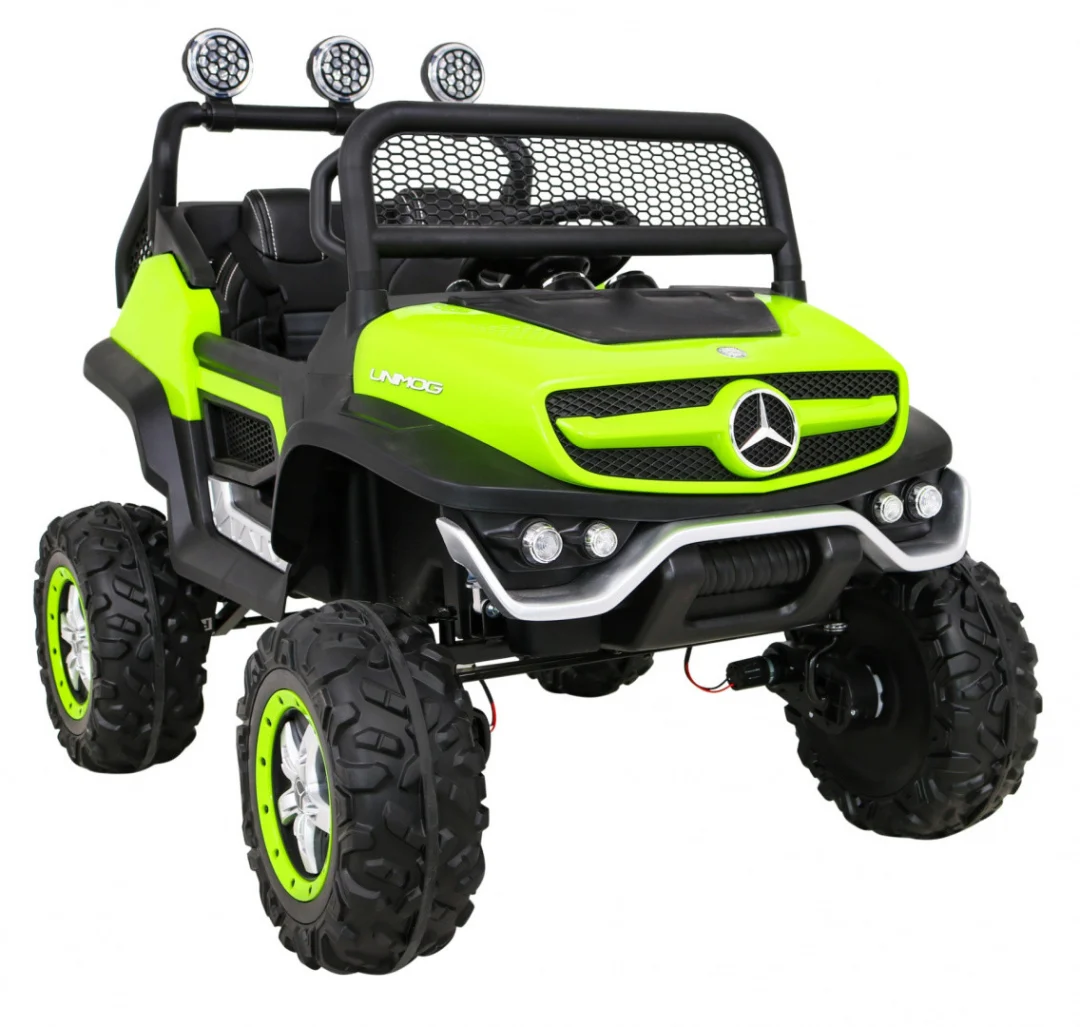 Mercedes Benz Unimog za djecu Zeleni + 4x4 pogon, zelena_9