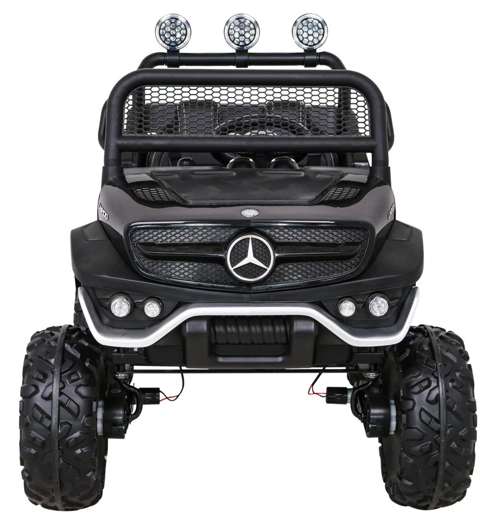 Mercedes Benz Unimog za djecu crni + terenski 4x4, crna_3