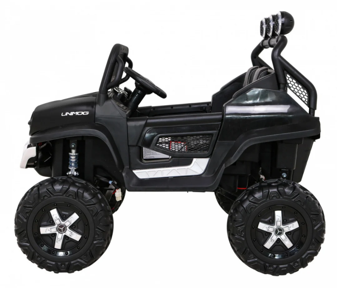 Mercedes Benz Unimog za djecu crni + terenski 4x4, crna_4
