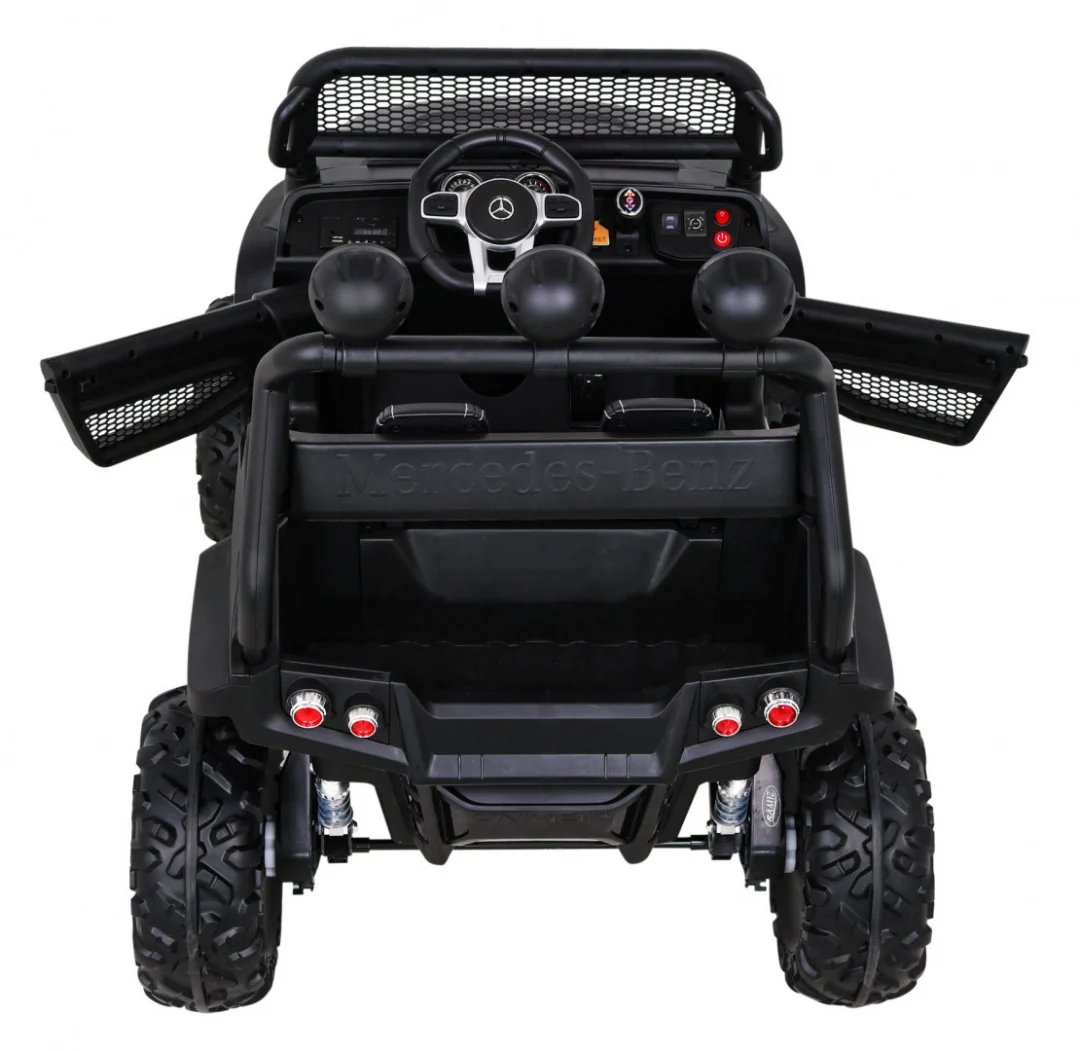 Mercedes Benz Unimog za djecu crni + terenski 4x4, crna_7