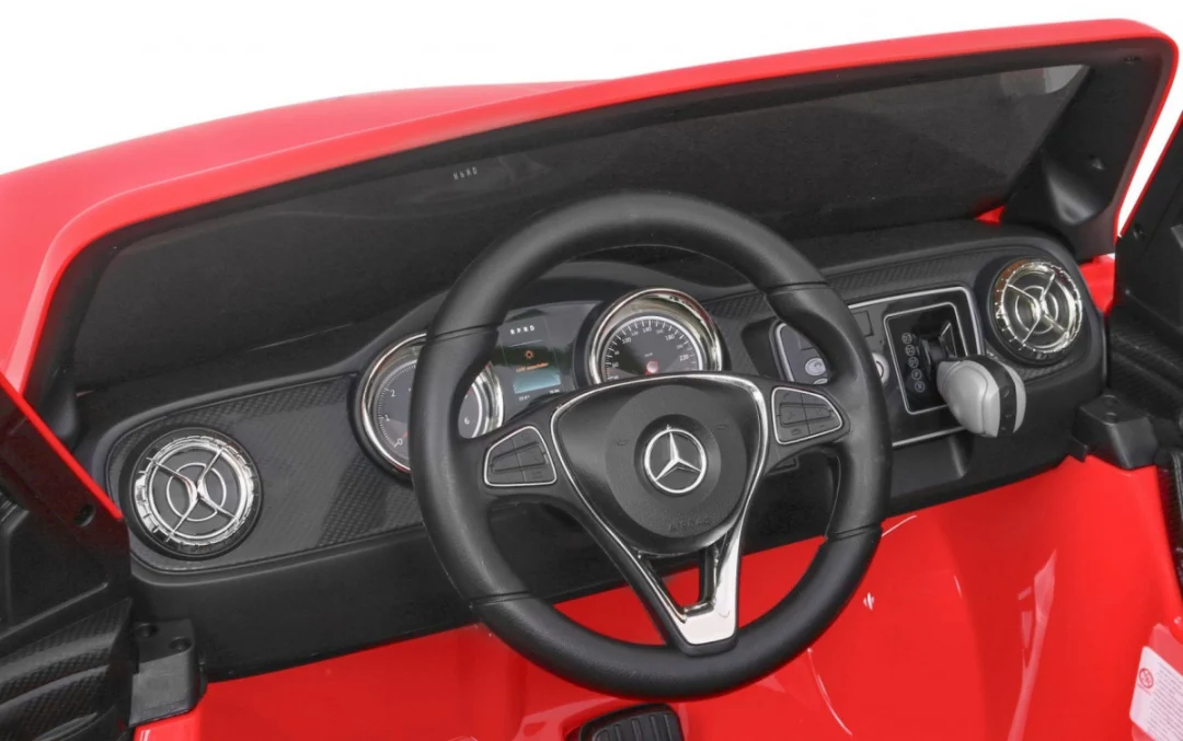 Mercedes Benz X-klasa za djecu crvena + daljinski upravljač + 4x4 pogon + MP4 + nosač za prtljagu_7