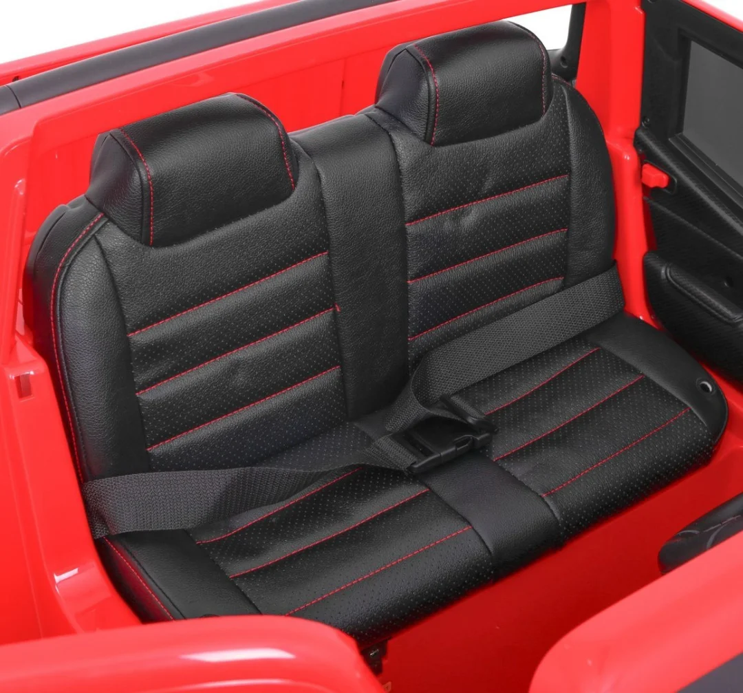 Mercedes Benz X-klasa za djecu crvena + daljinski upravljač + 4x4 pogon + MP4 + nosač za prtljagu_9