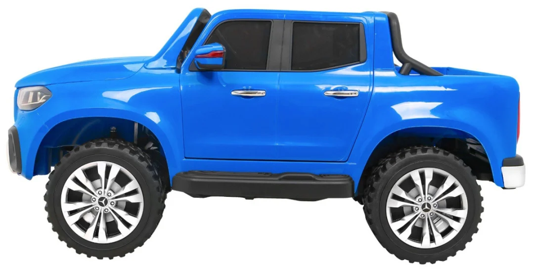 Mercedes Benz X-klasa za djecu plava + daljinski upravljač + 4x4 pogon + MP4 + nosač za prtljagu_4