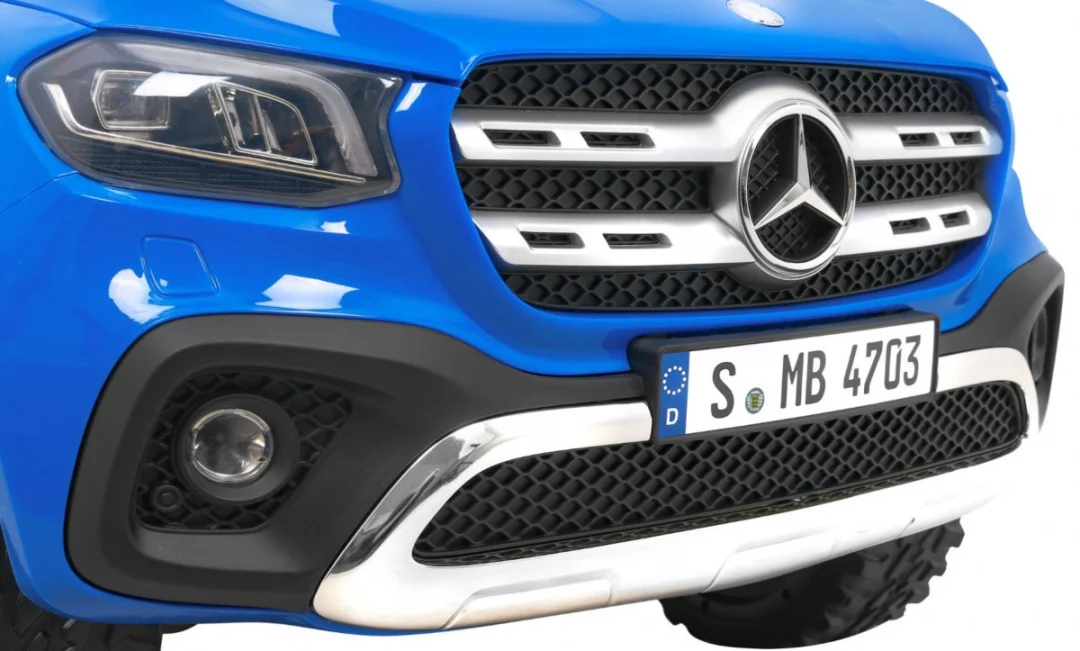 Mercedes Benz X-klasa za djecu plava + daljinski upravljač + 4x4 pogon + MP4 + nosač za prtljagu_9