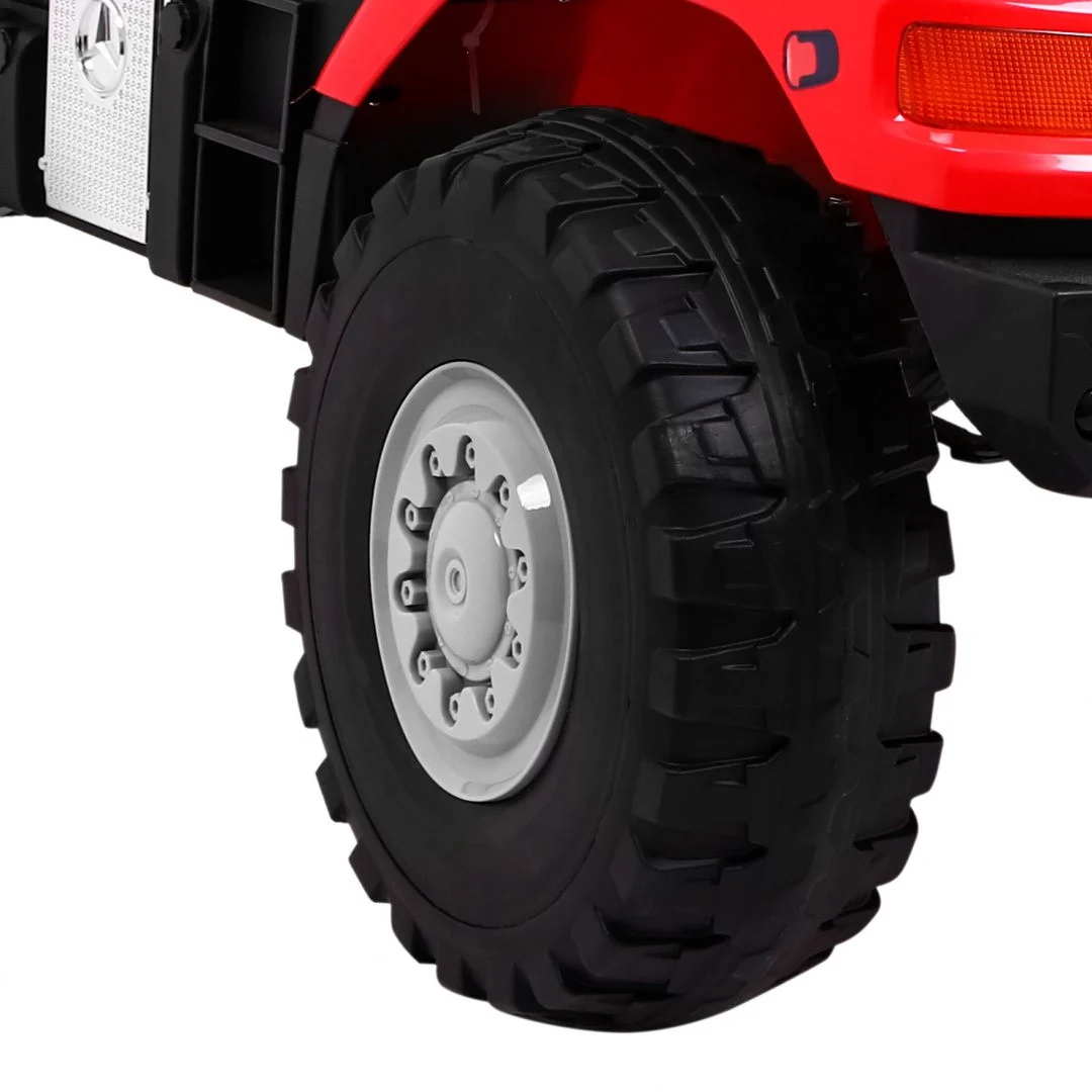Mercedes-Benz Zetros dječji automobil na baterije, crveni + 2 sjedala + prtljažnik, crvena_15