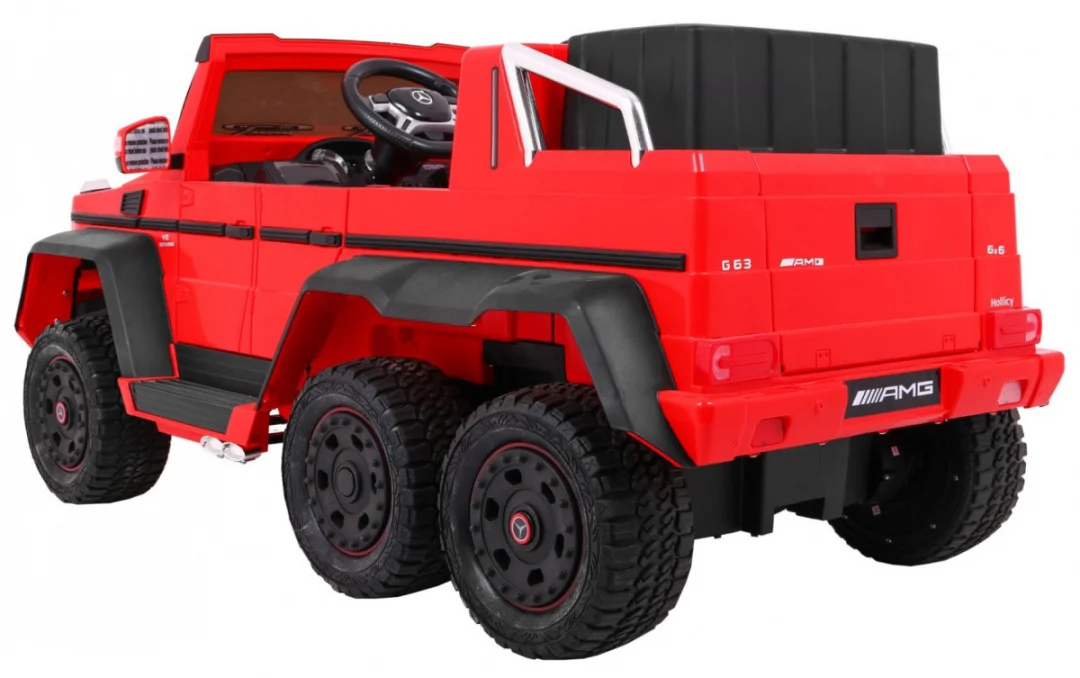 Mercedes G63 6x6 auto na akumulator, crveni_5