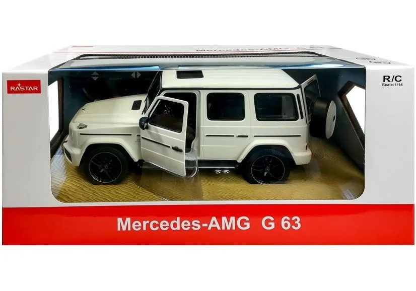 Mercedes G63 Rastar terenski automobil na daljinsko upravljanje, bijeli 1:14_9