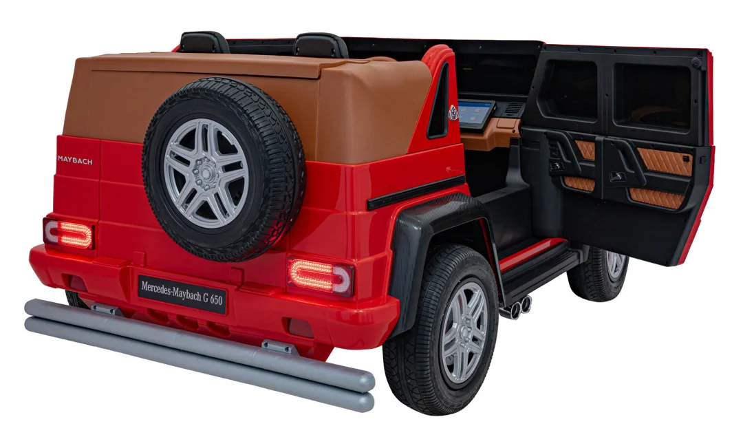 Mercedes Maybach G650 Strong vozilo, crveno auto na akumulator_13
