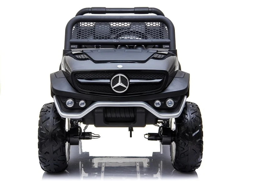 Mercedes Unimog auto na akumulator, crni, 4×4, 12V_2