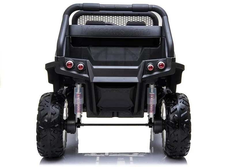 Mercedes Unimog auto na akumulator, crni, 4×4, 12V_6