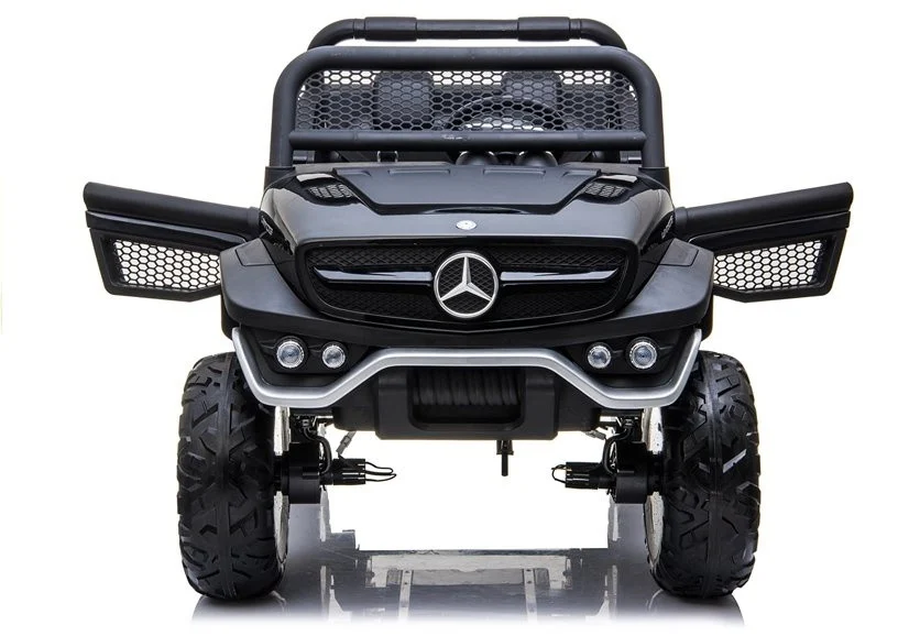 Mercedes Unimog auto na akumulator, crni, 4×4, 12V_8