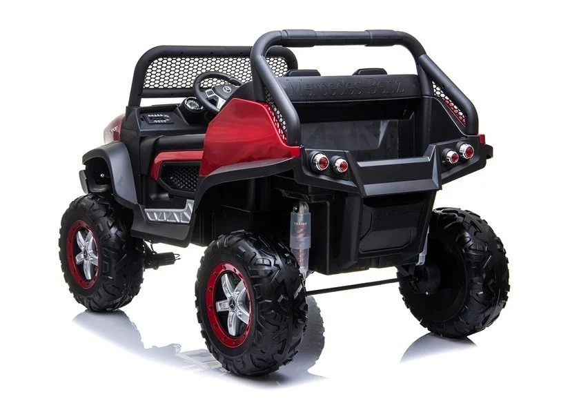 Mercedes Unimog auto na akumulator, crveni, 4×4, 12V_5