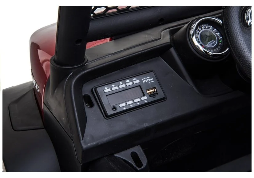 Mercedes Unimog auto na akumulator, crveni, 4×4, 12V_7
