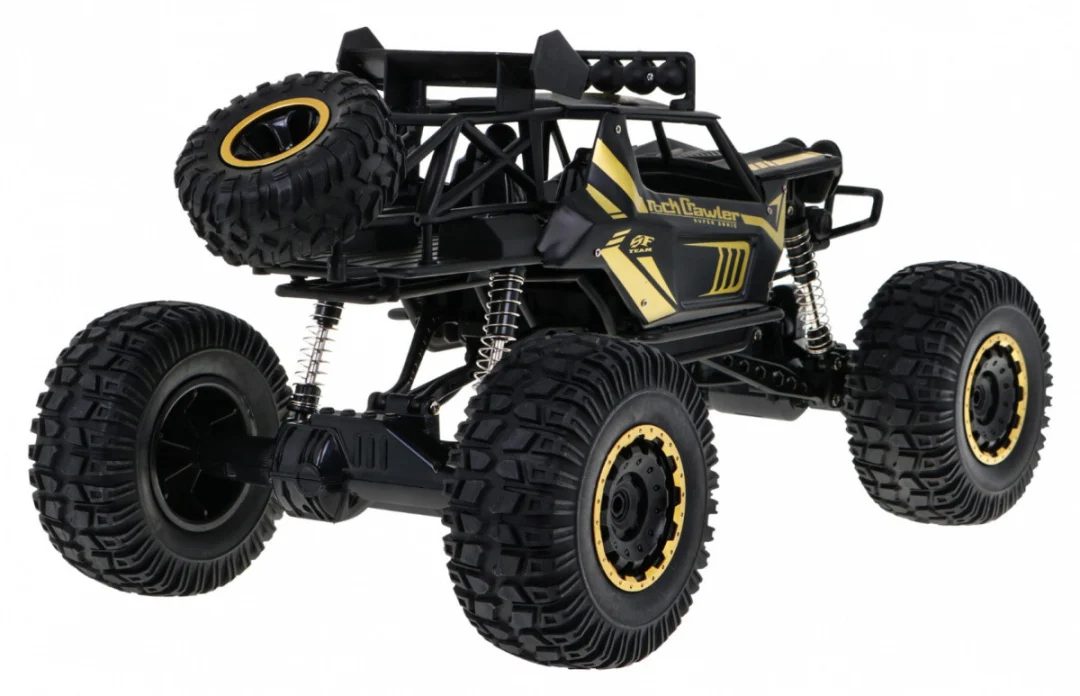 Metal Rock cruiser za djecu 3+ Model na daljinsko upravljanje 1:8 s pogonom na sva četiri, crna_5