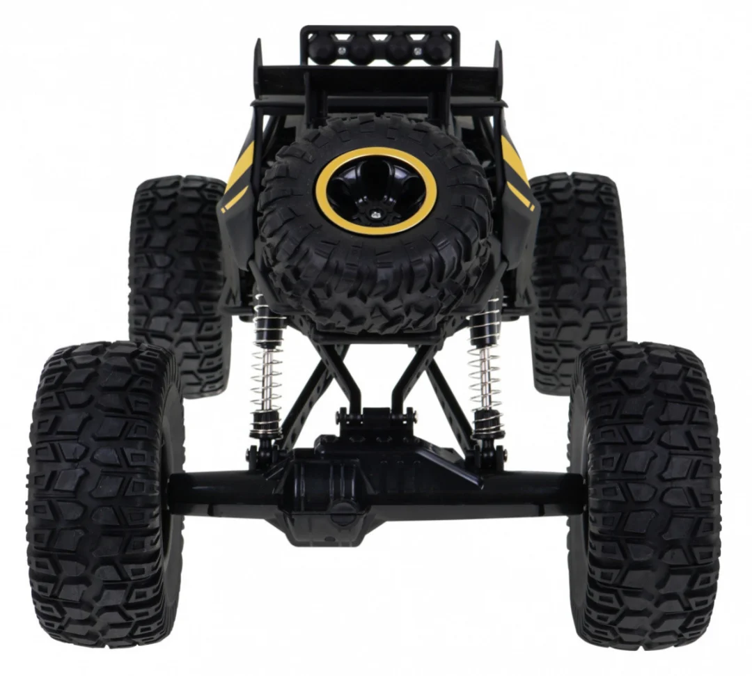 Metal Rock cruiser za djecu 3+ Model na daljinsko upravljanje 1:8 s pogonom na sva četiri, crna_8