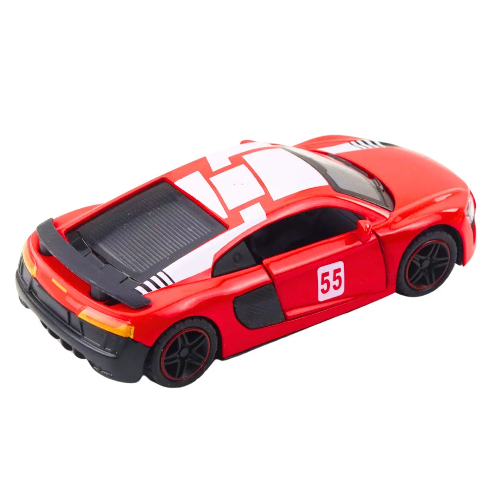 Metalna svjetla sportskog automobila, zvuk crvenog svjetla 1:43_5