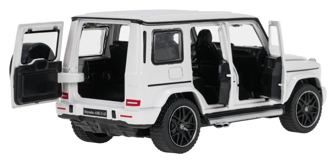 Metalni automobil 1:32 Mercedes-Benz AMG G63 sa zvukom, bijeli RASTAR_13