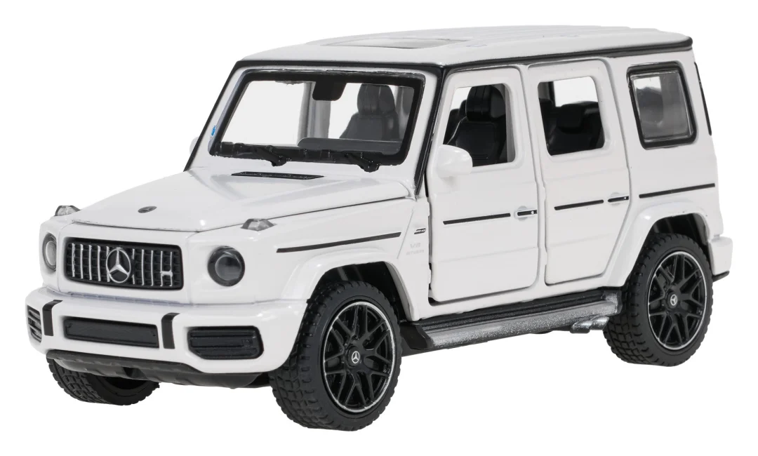 Metalni automobil 1:32 Mercedes-Benz AMG G63 sa zvukom, bijeli RASTAR_2