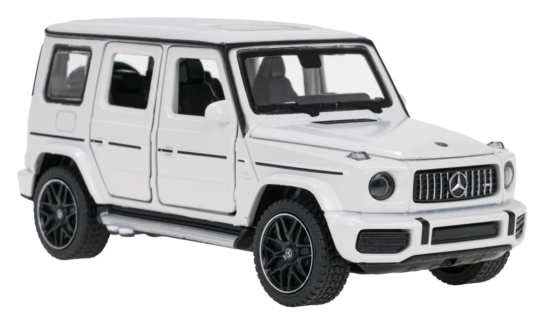 Metalni automobil 1:32 Mercedes-Benz AMG G63 sa zvukom, bijeli RASTAR_3