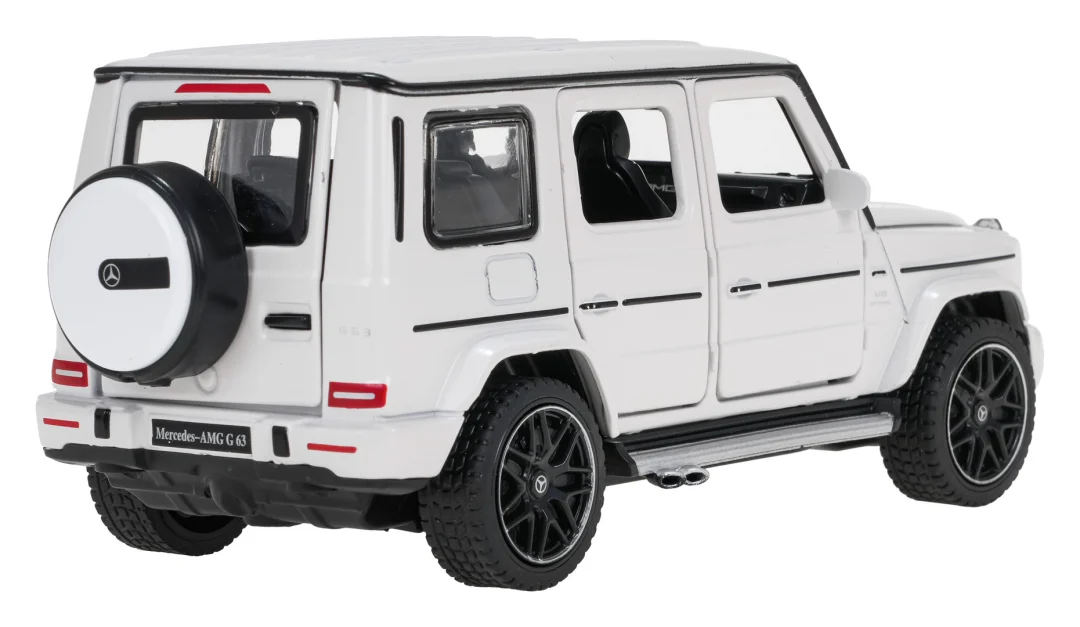 Metalni automobil 1:32 Mercedes-Benz AMG G63 sa zvukom, bijeli RASTAR_4