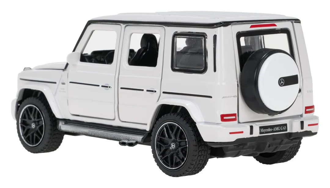 Metalni automobil 1:32 Mercedes-Benz AMG G63 sa zvukom, bijeli RASTAR_6