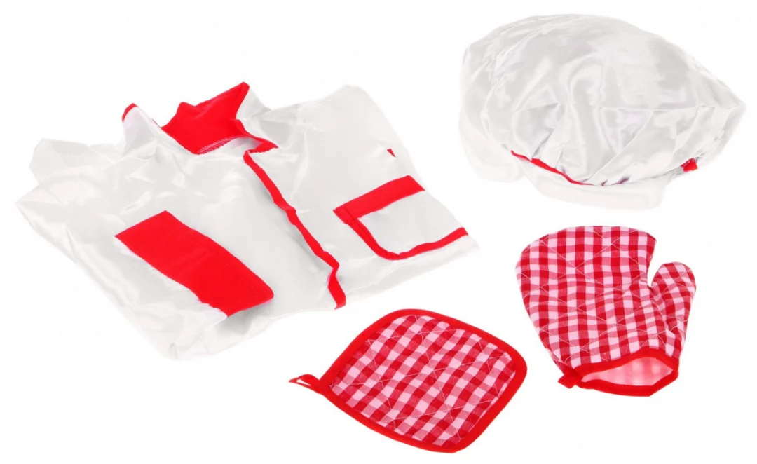 Metalni kuhinjski set s keceljom i rukavicom, 23 kom, 3+_3