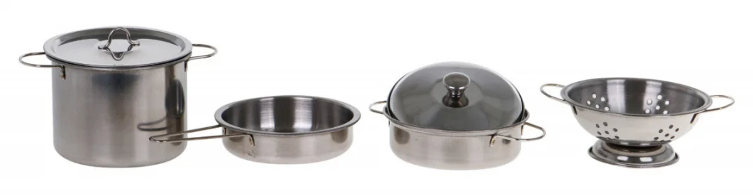 Metalni set lonaca za djecu, 11 kom, 3+_4