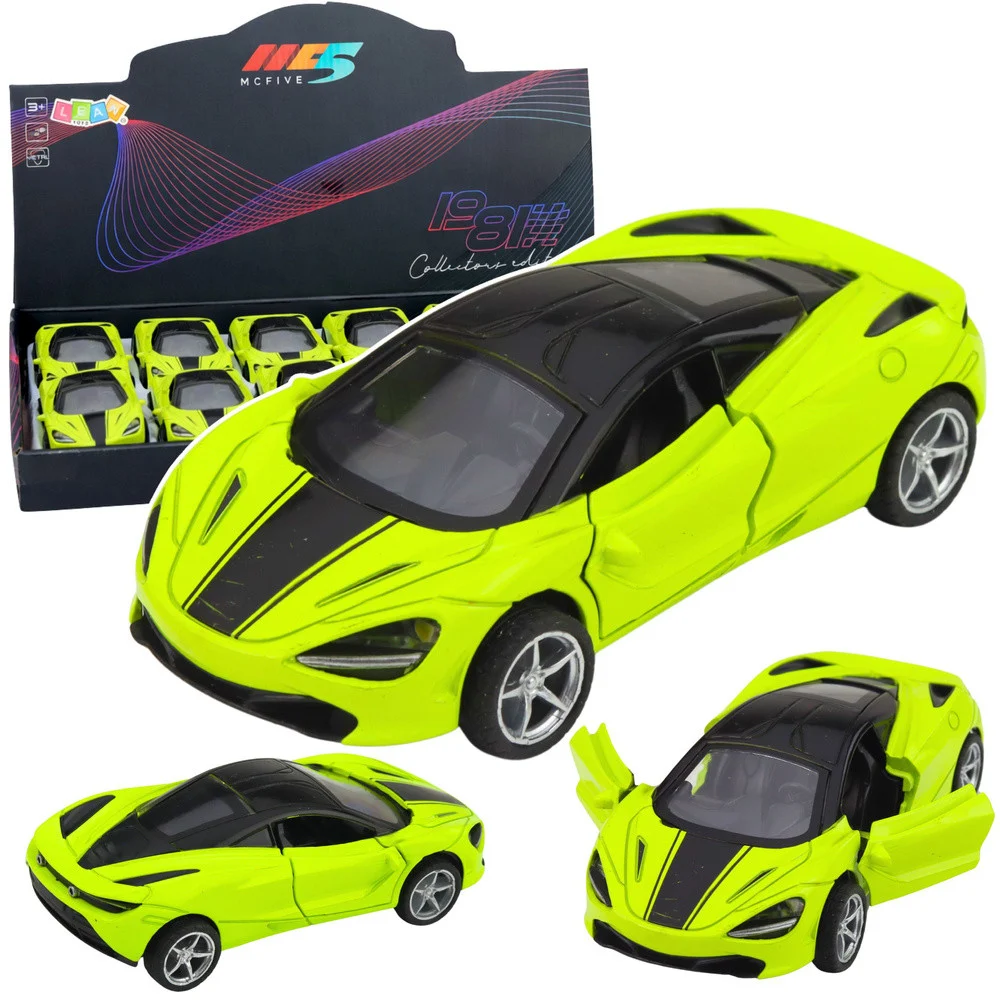 Metalni sportski auto zeleni 1:32 sa svjetlima i zvukovima_1