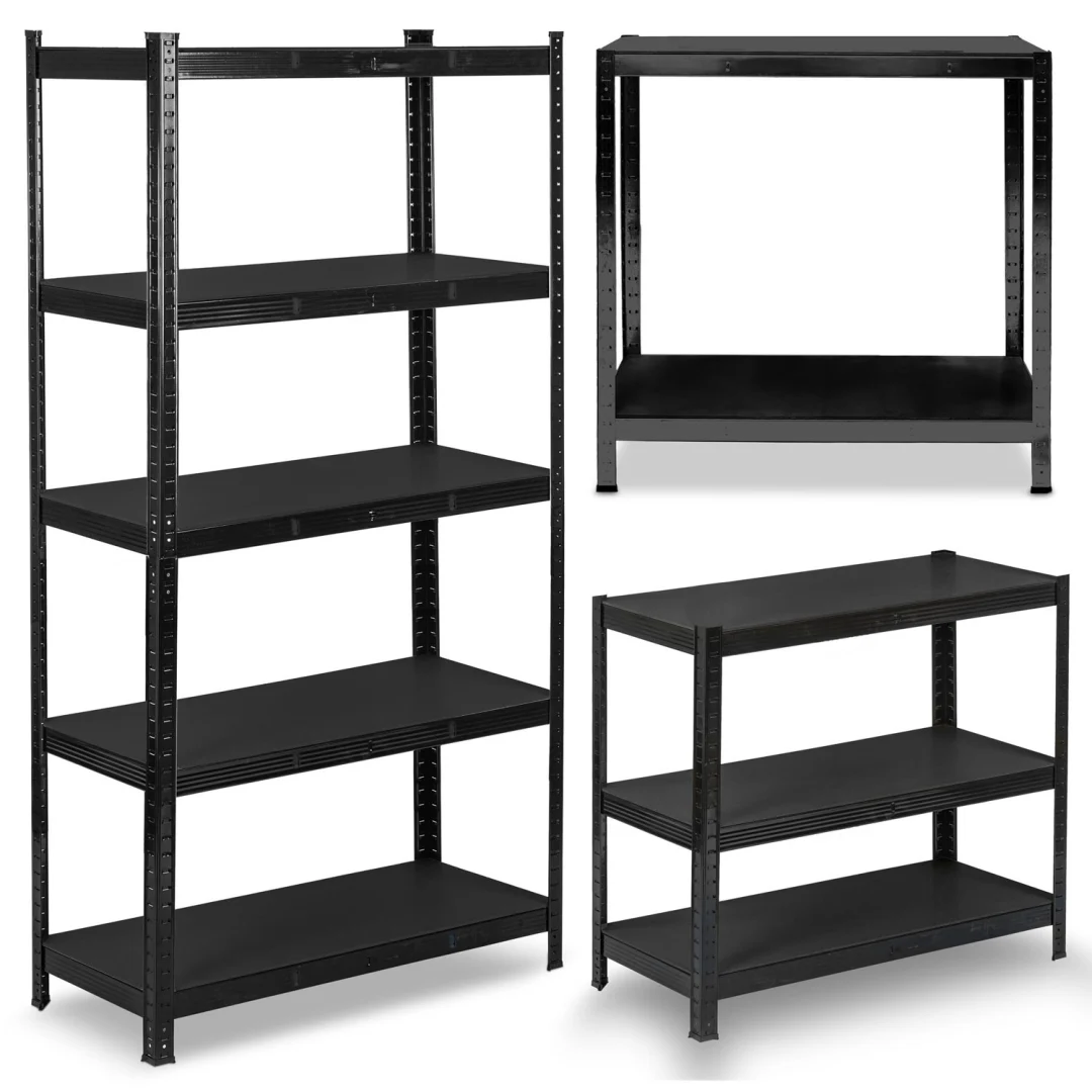 Metalni stalak za odlaganje 180 x 90 x 40 cm Humberg HR-851 crni_1