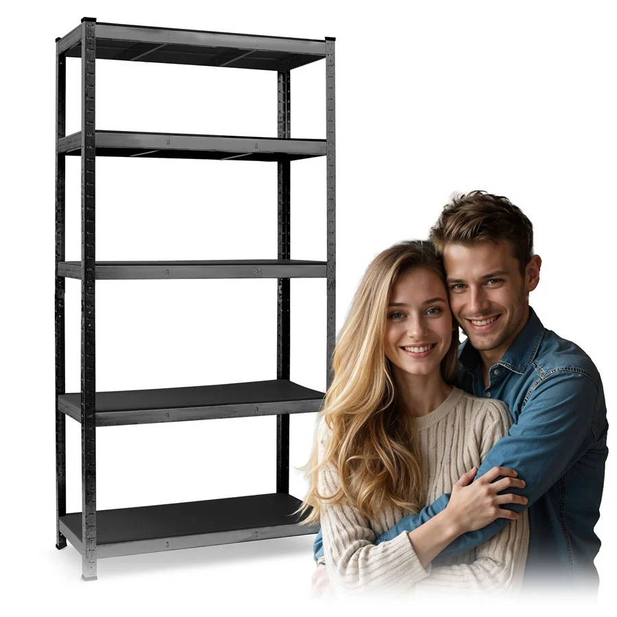 Metalni stalak za odlaganje 180 x 90 x 40 cm Humberg HR-851 crni_14