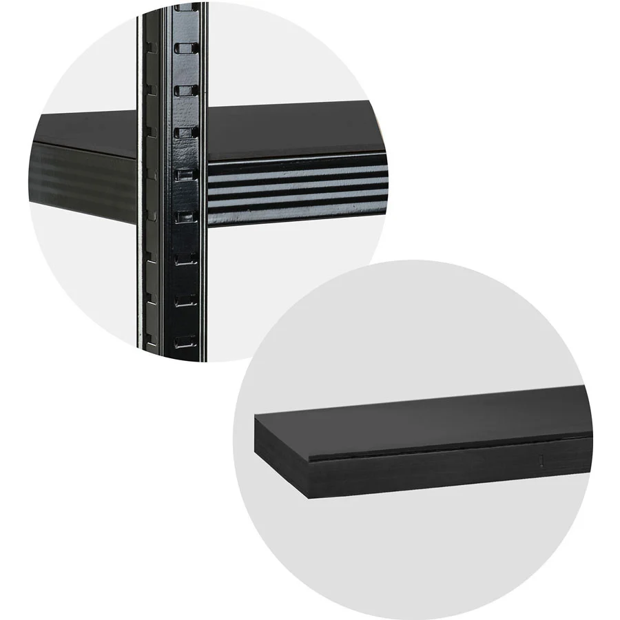 Metalni stalak za odlaganje 180 x 90 x 40 cm Humberg HR-851 crni_4