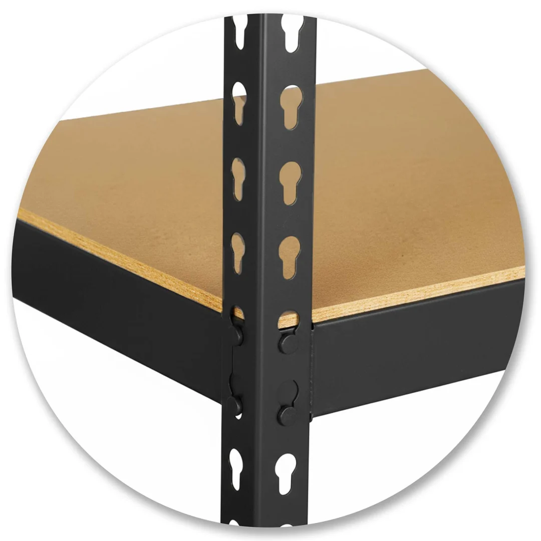 Metalni stalak za odlaganje 183 x 90 x 40 cm Humberg HR-853 crni_2