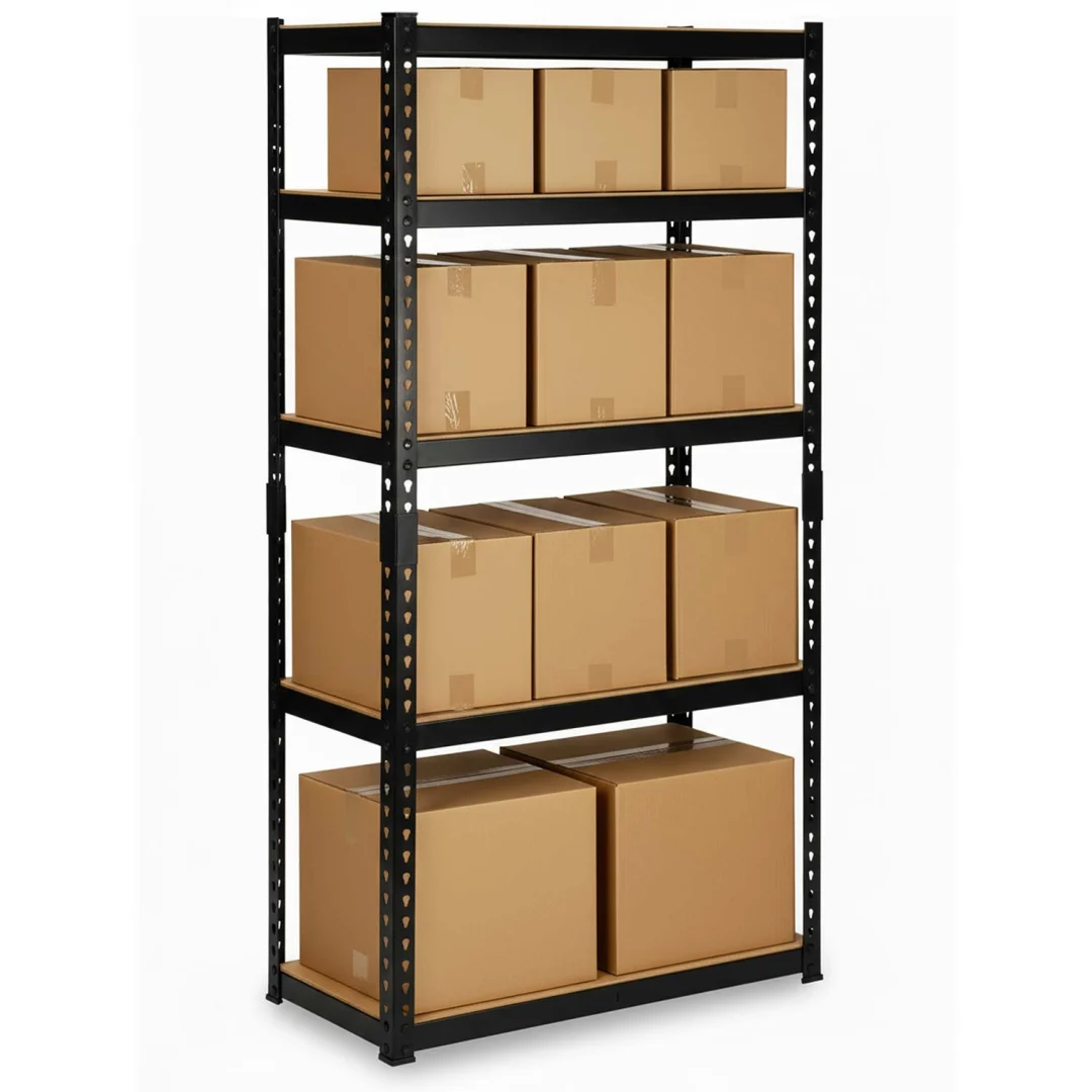 Metalni stalak za odlaganje 183 x 90 x 40 cm Humberg HR-853 crni_9