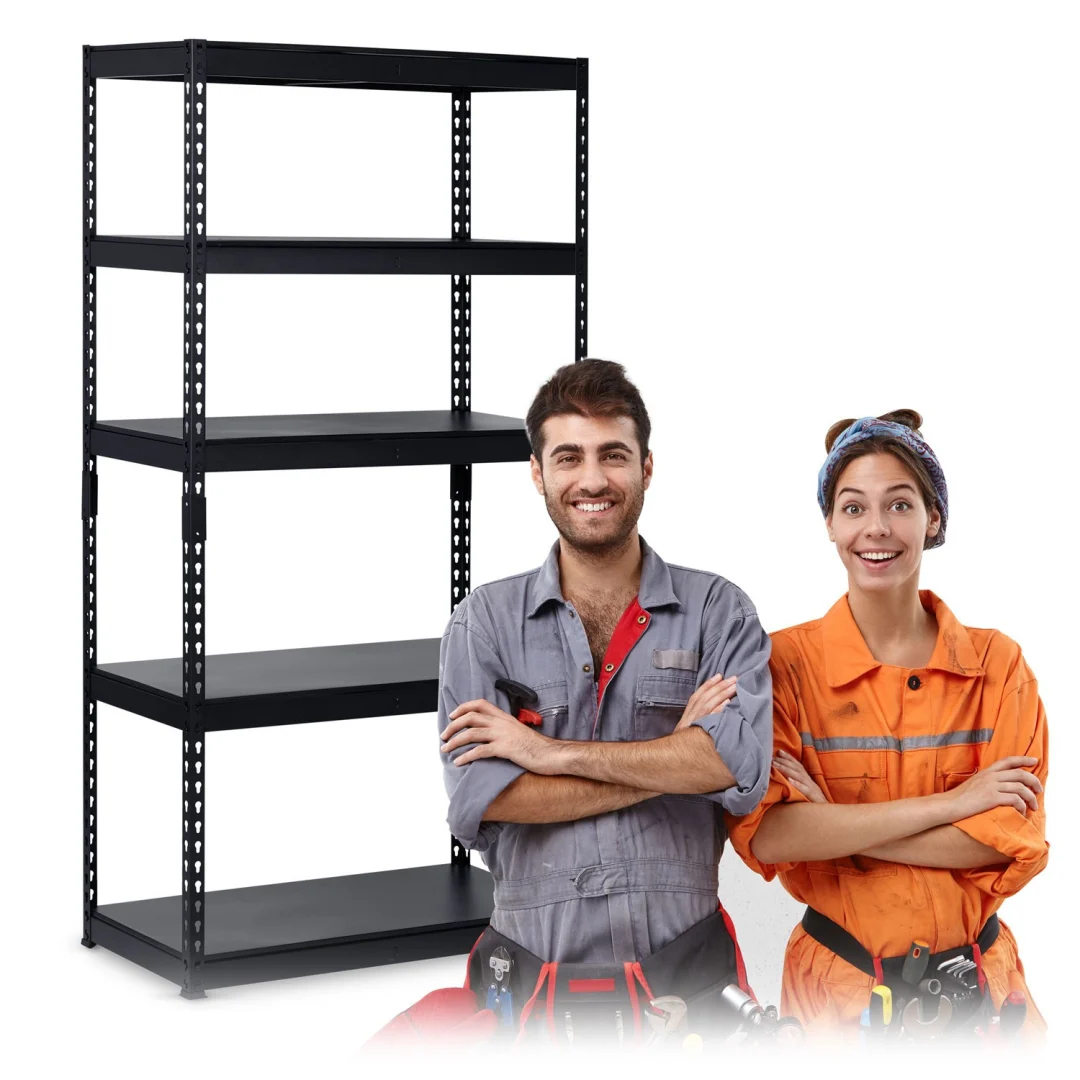 Metalni stalak za odlaganje 183 x 90 x 45 cm Humberg HR-700 crni (570010)_10