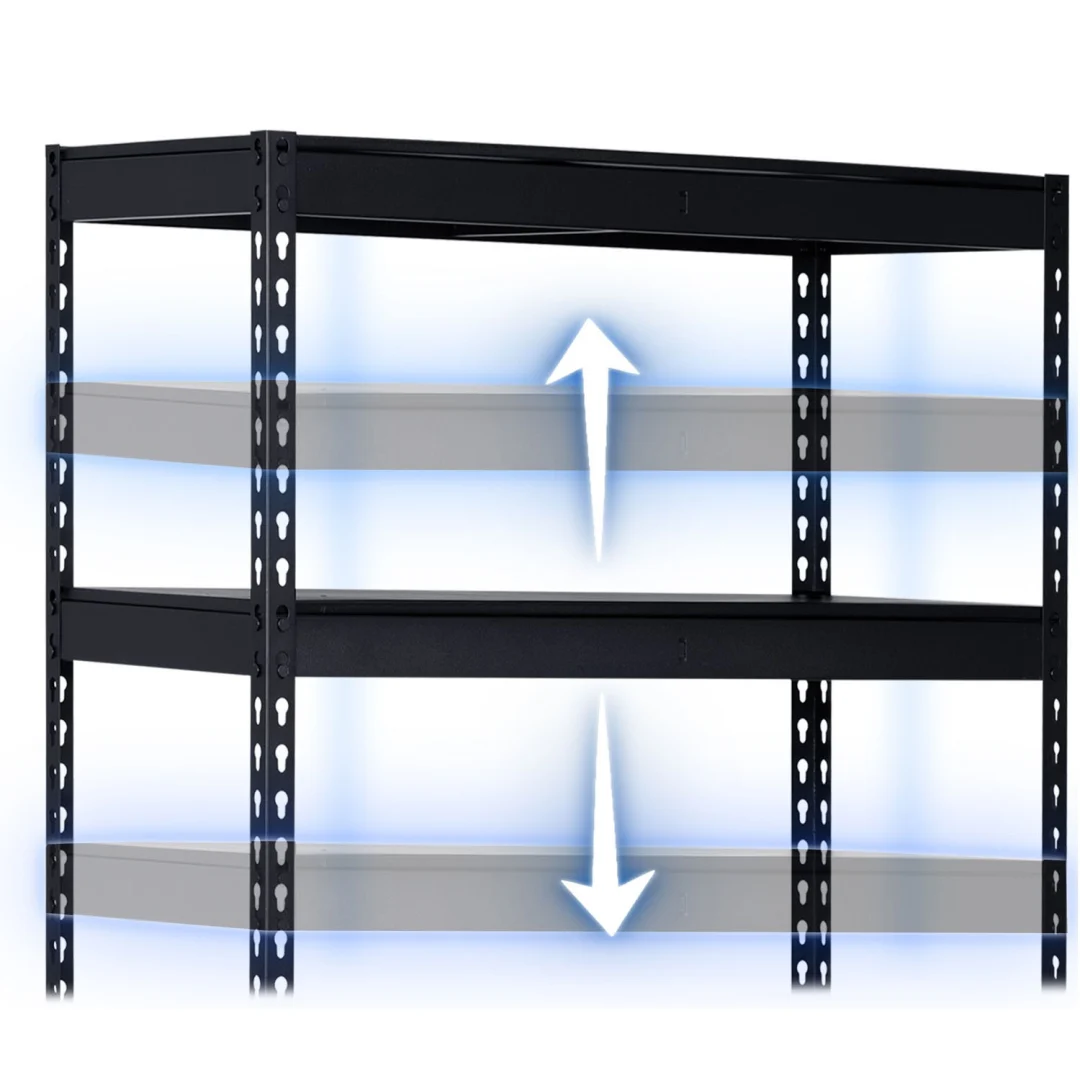 Metalni stalak za odlaganje 183 x 90 x 45 cm Humberg HR-700 crni (570010)_11