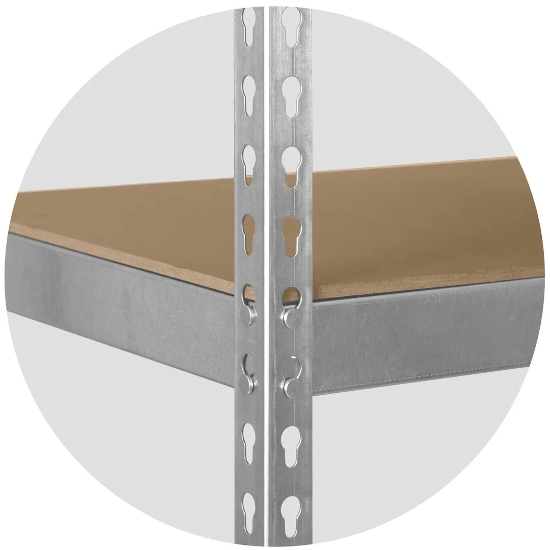Metalni stalak za odlaganje 183 x 90 x 45 cm Humberg HR-700 srebrni_10