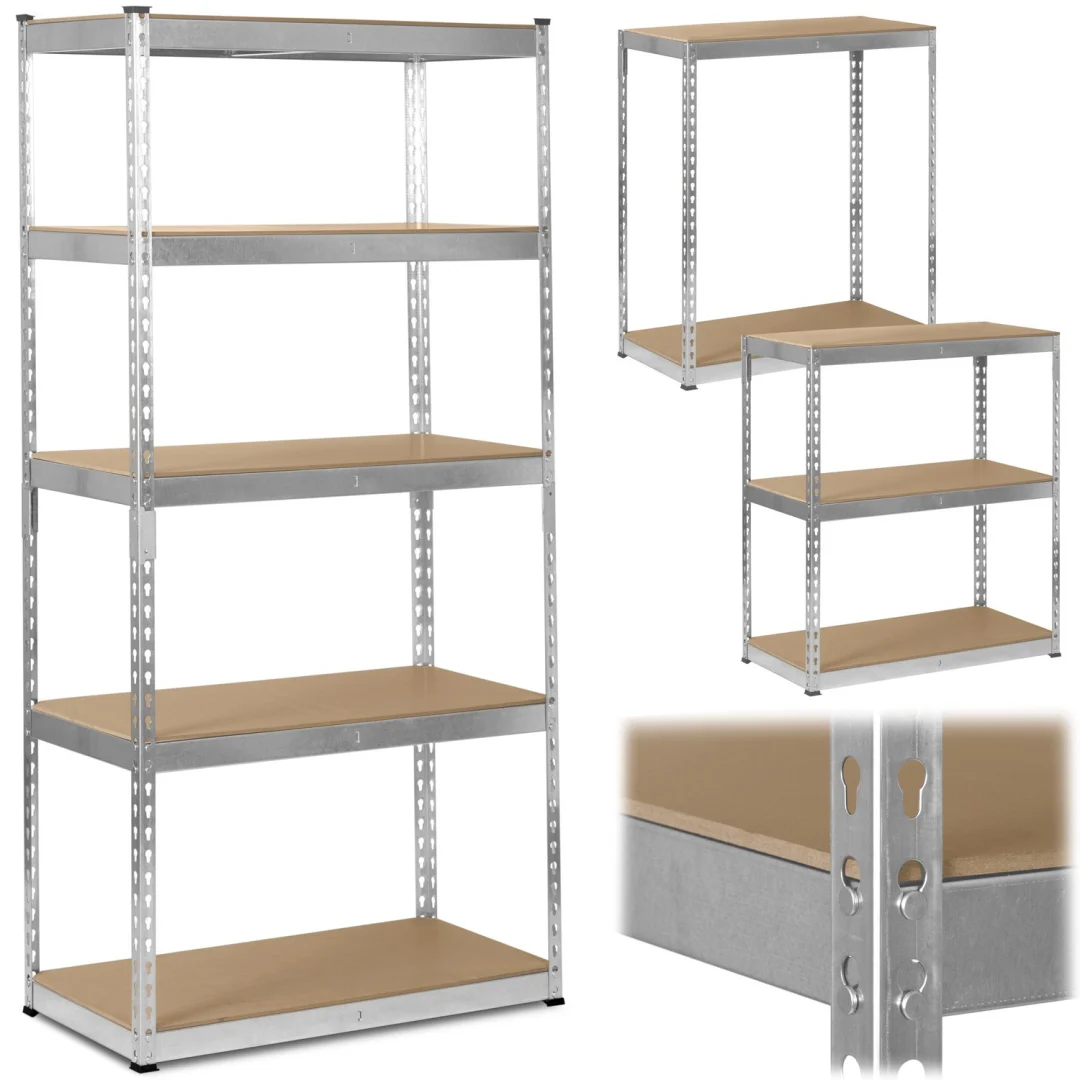 Metalni stalak za odlaganje 183 x 90 x 45 cm Humberg HR-700 srebrni_16