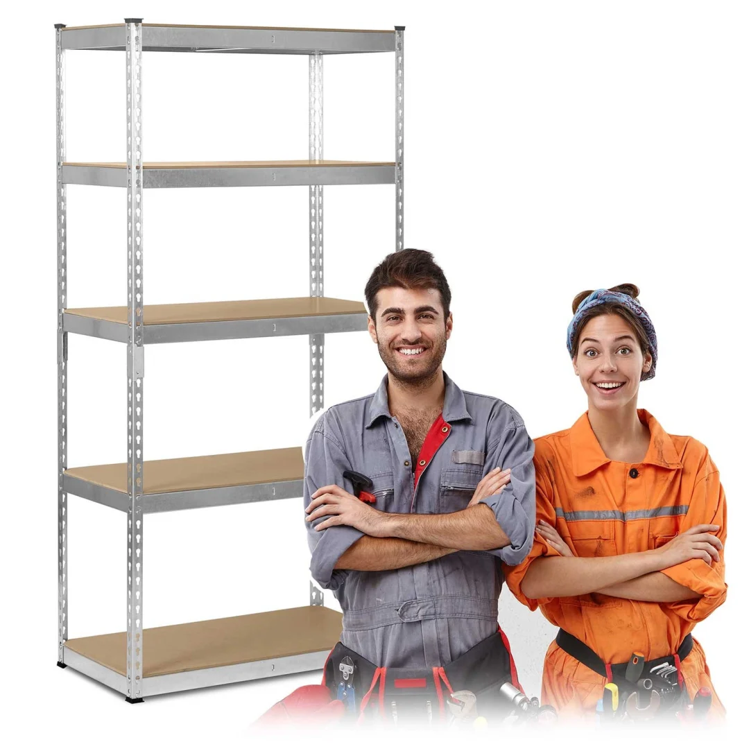 Metalni stalak za odlaganje 183 x 90 x 45 cm Humberg HR-700 srebrni_8
