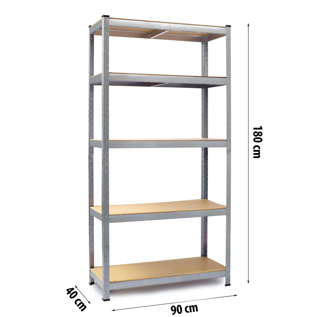 Metalni stalci za pohranu Humberg HR-812, 180 × 90 × 40 cm, set od 2_4