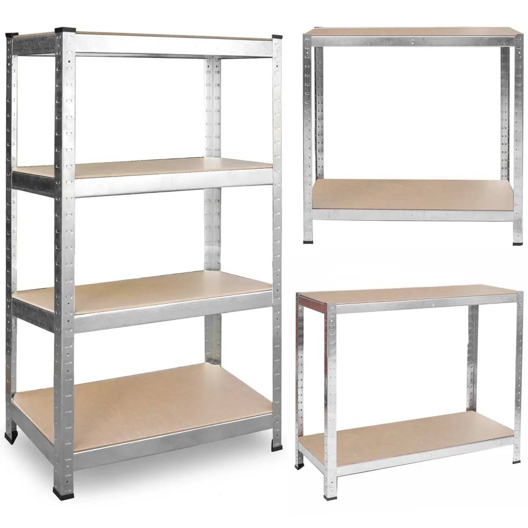 Metalni stalci za pohranu Plonos PL-700, 150 × 75 × 30 cm, set od 2_4
