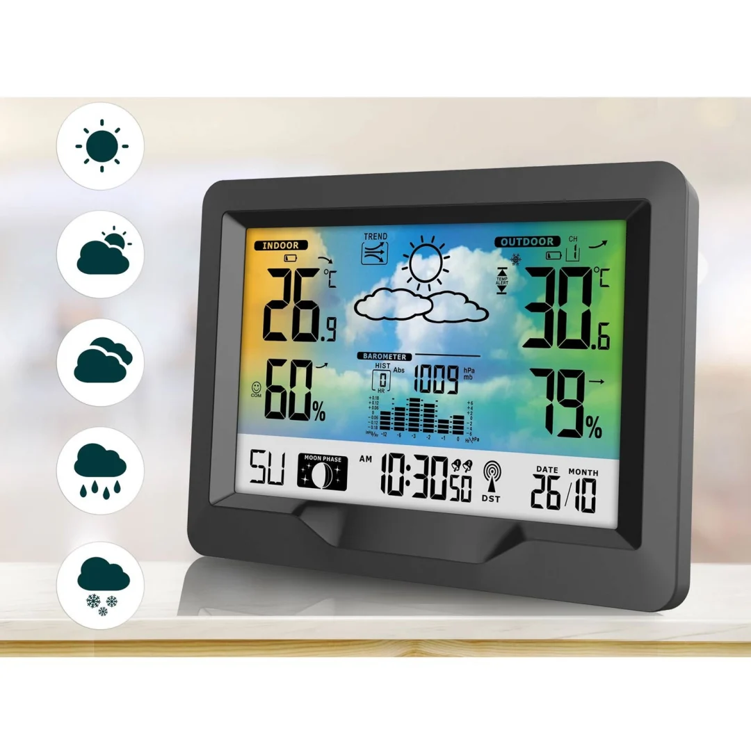 Meteorološka stanica s zaslonom BD-901 crna_5
