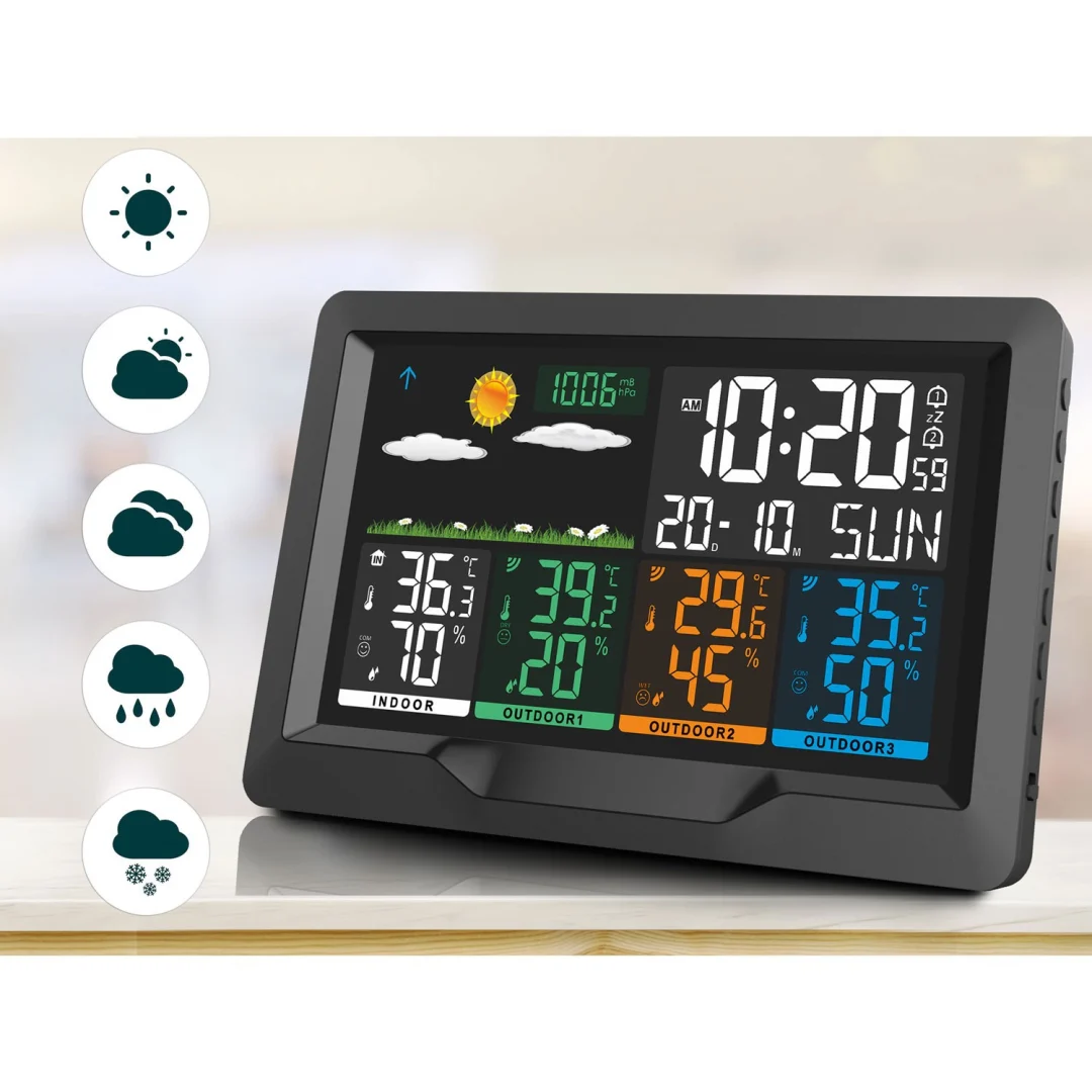 Meteorološka stanica s zaslonom BD-904 crna_5