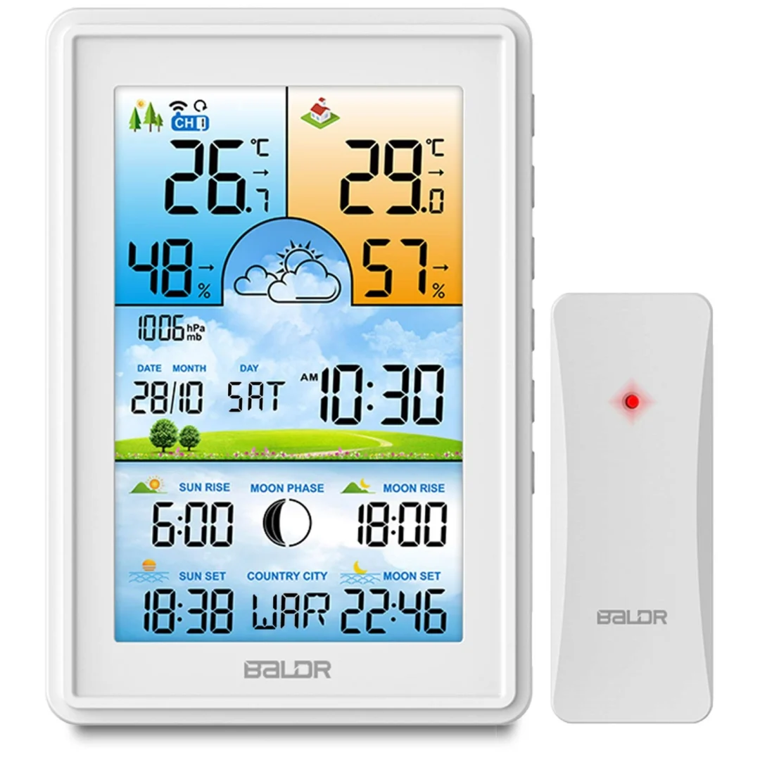 Meteorološka stanica s zaslonom BD-906 bijela_2